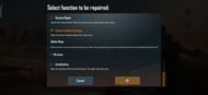 Repair Button in PUBG Mobile
